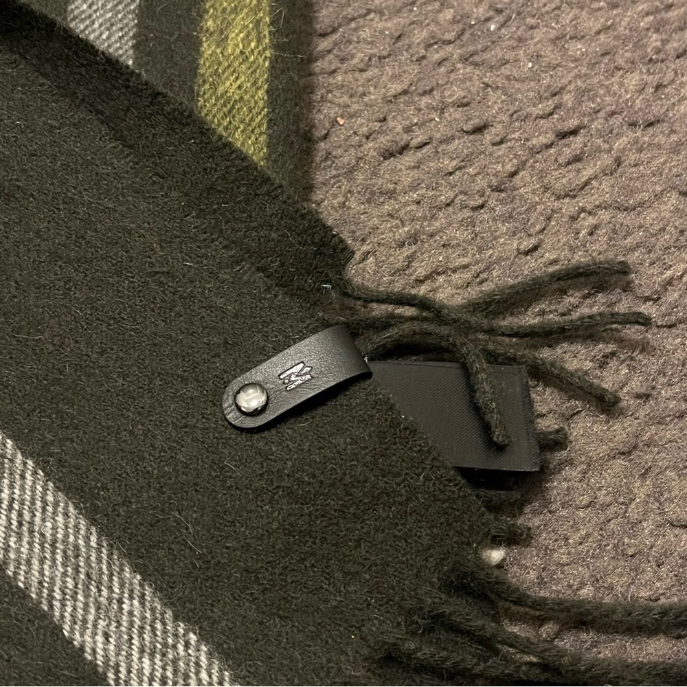 Mackage Ranger Plaid Wool Scarf - Picture 5 of 6